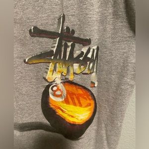 L stüssy 8ball sunset tee